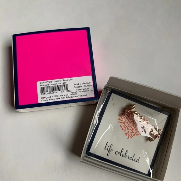 Keep Collective Inspire Charm, Rose Gold - Picture 3 of 5